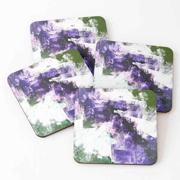 Item preview, Purple Nova Abstract with Green and White designed and sold by BuckaBaby.