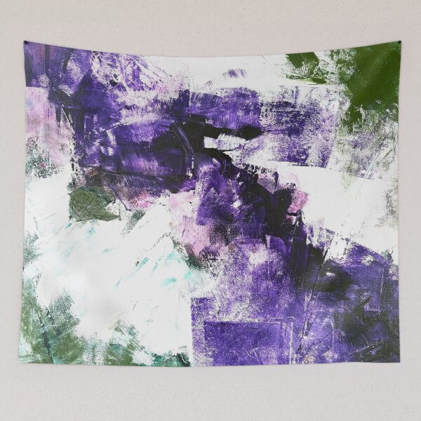 Item preview, Purple Nova Abstract with Green and White designed and sold by BuckaBaby.