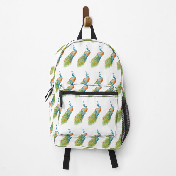 Item preview, Elegant Watercolor Peacock Sticker Pack Aesthetic Vintage Blue Bird Seamless Pattern designed and sold by Art IN Pack.