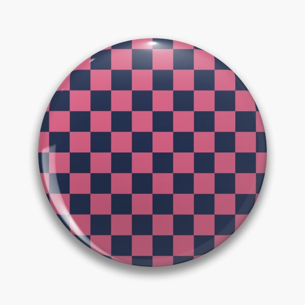 Item preview, Blush & dark lapis lazuli checkered designed and sold by Mint + Midnight.