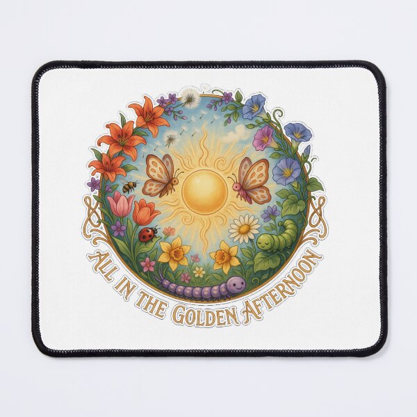 Item preview, All in the Golden Afternoon Cottagecore Garden T-Shirt – Whimsical Nature Art Gift for Book Lovers, Gardeners & Spring Aesthetic Fans designed and sold by GemBob Creations.