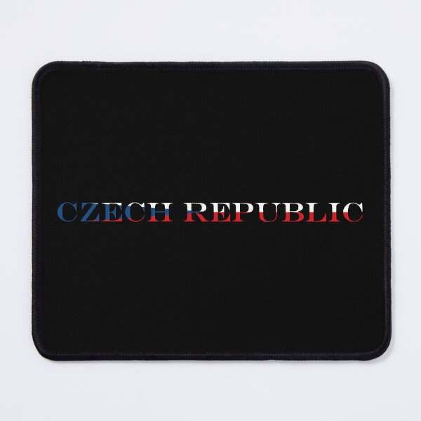 Item preview, Czech Republic Country Name Typography Flag. Czech Text Inside Flag Design designed and sold by NTGUILTY.