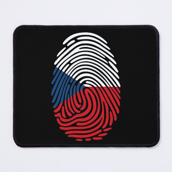 Item preview, Czech Republic Flag Fingerprint Identity | Czech DNA Heritage Graphic designed and sold by NTGUILTY.