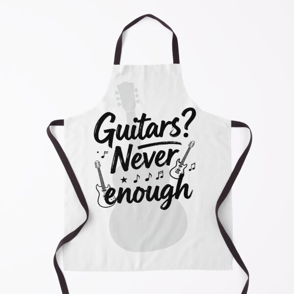 Item preview, Classic "Guitars? Never enough" Silhouette Tee Music Funny Guitarist designed and sold by zuczekgti.