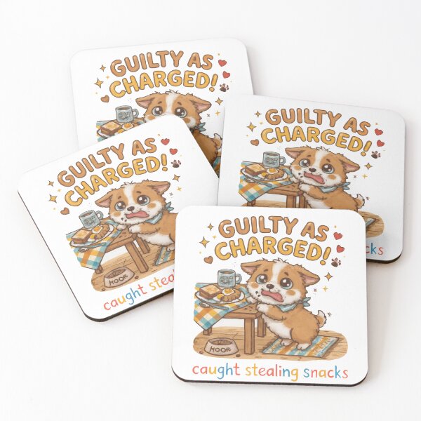 Item preview, Funny Corgi Guilty As Charged Caught Stealing Snacks Shirt, Naughty Corgi Tee, Cute Corgi Gift for Dog Lovers designed and sold by Wearable Canvas...