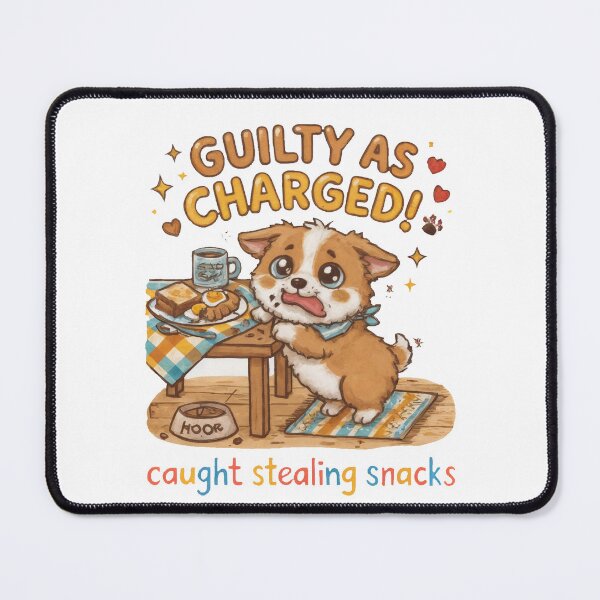 Item preview, Funny Corgi Guilty As Charged Caught Stealing Snacks Shirt, Naughty Corgi Tee, Cute Corgi Gift for Dog Lovers designed and sold by Wearable Canvas...