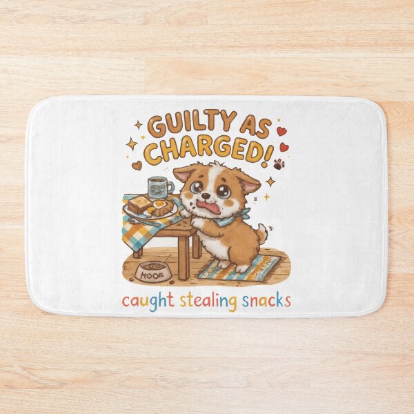 Item preview, Funny Corgi Guilty As Charged Caught Stealing Snacks Shirt, Naughty Corgi Tee, Cute Corgi Gift for Dog Lovers designed and sold by Wearable Canvas...