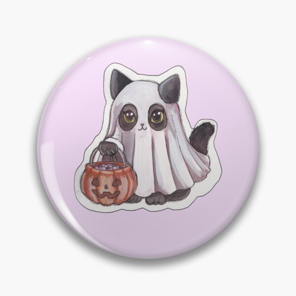 Item preview, Spooky Kitty — Cute Hand Drawn Gothic Cat Art designed and sold by Darkfully-Done.