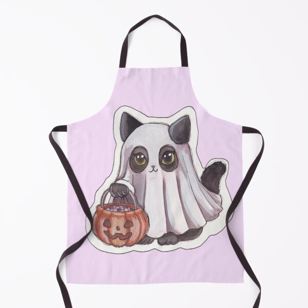 Item preview, Spooky Kitty — Cute Hand Drawn Gothic Cat Art designed and sold by Darkfully-Done.