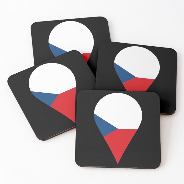 Item preview, Czech Republic Flag Location Pin Map Marker | Czech Destination GPS Icon designed and sold by NTGUILTY.