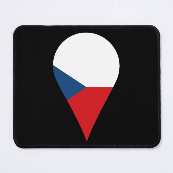 Item preview, Czech Republic Flag Location Pin Map Marker | Czech Destination GPS Icon designed and sold by NTGUILTY.
