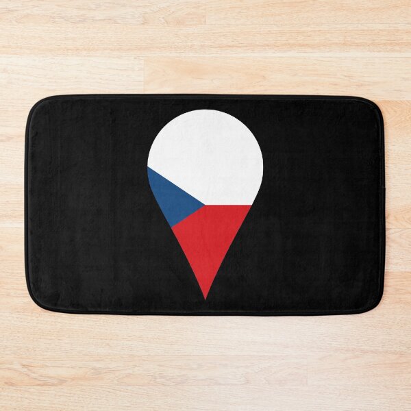 Item preview, Czech Republic Flag Location Pin Map Marker | Czech Destination GPS Icon designed and sold by NTGUILTY.