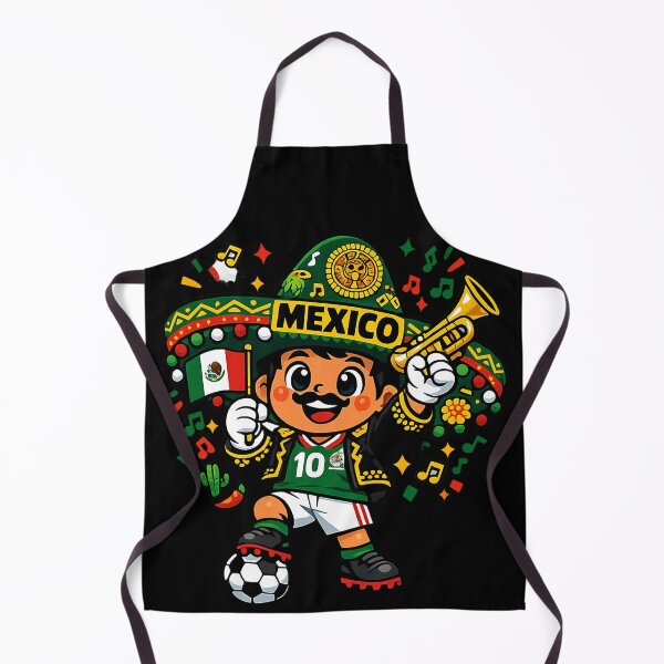 Item preview, Mexico soccer mascot | Mexican football pride | football fan gift 2026 designed and sold by Youngkev-arts.