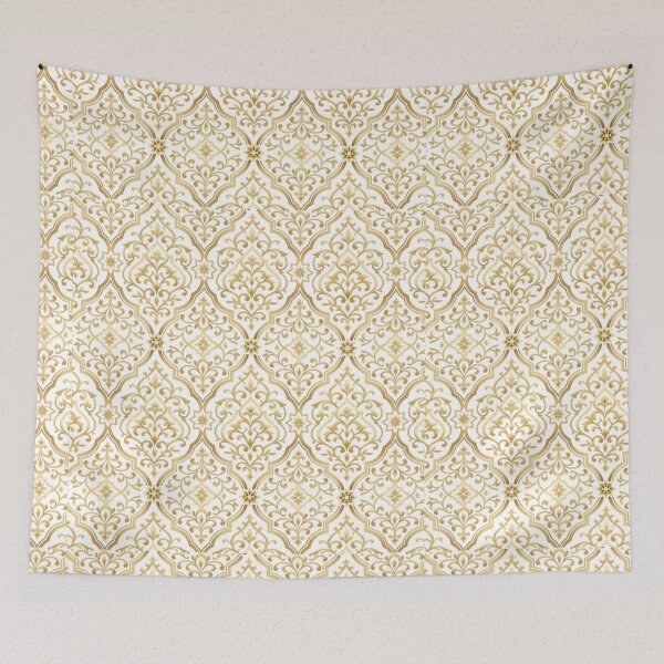 Item preview, Elegant Damask Arabesque Seamless Floral Pattern (V.1w) designed and sold by D-Islamic.