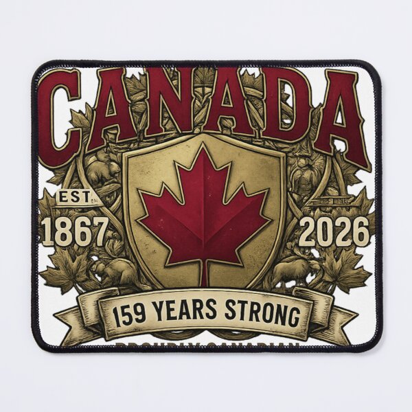 Item preview, Vintage Canada 159 Years Strong – Proudly Canadian Maple Leaf Retro Design designed and sold by AMIR PRO .