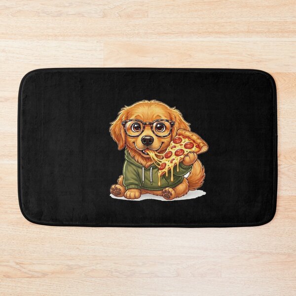 Item preview, Pizza Dog – Cute Golden Retriever Pizza Lover Gift for Dog Lovers designed and sold by Wild Horizon Studio.