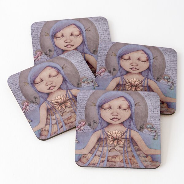 Item preview, Serene Lotus Girl Zen Meditation and Mindfulness designed and sold by Karin Taylor.