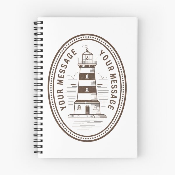 Item preview, Lighthouse Oval Stamp designed and sold by Craigonart.
