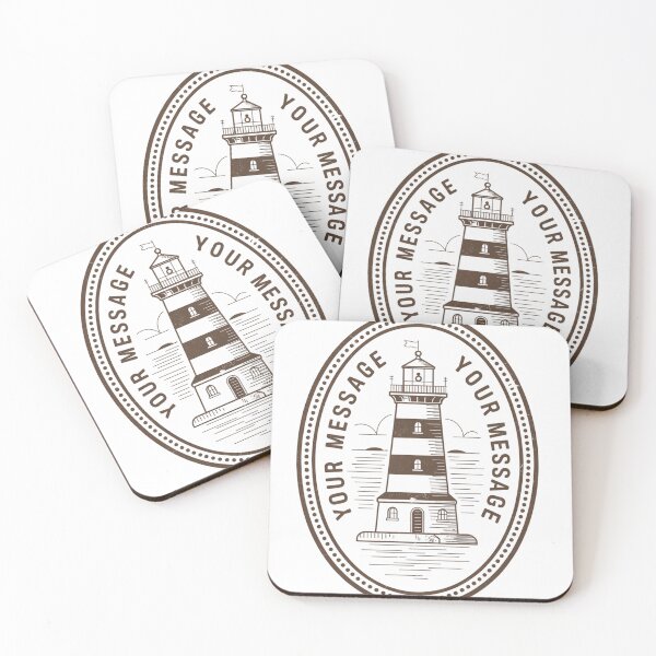 Item preview, Lighthouse Oval Stamp designed and sold by Craigonart.