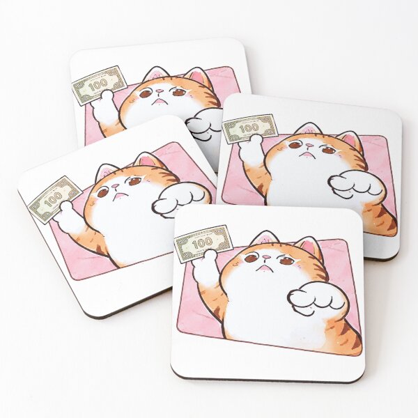 Item preview,     Cute Chubby Orange Cat Sticker Set | Kawaii Cat Lover Gift designed and sold by kawaiiiiiie.