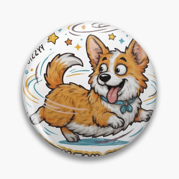 Item preview, Funny Corgi Dizzy Tail Chaser Shirt, Cute Corgi Adventures Tee, Funny Corgi Gift for Corgi Lovers designed and sold by Wearable Canvas...
