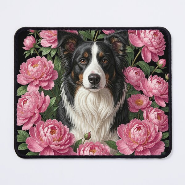 Item preview, Border Collie | Floral Art designed and sold by JanjjaSoulInk.