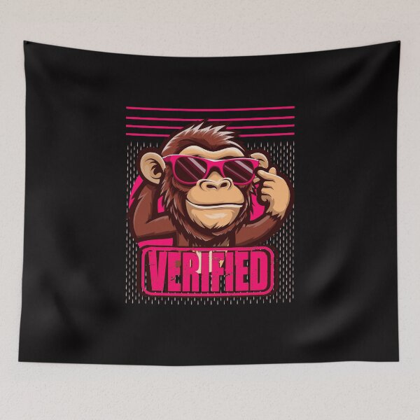 Item preview, Cool Monkey Sunglasses Sign Holder Funny Streetwear Graphic designed and sold by GoGreenlove.
