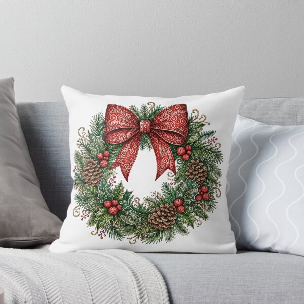 Artikelvorschau, Weihnachtskranz entworfen und verkauft von PaintedbyCarol.