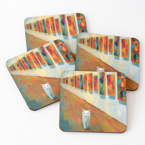 Item preview, The Cat Who Loved Abstract Art designed and sold by sakurashorty.
