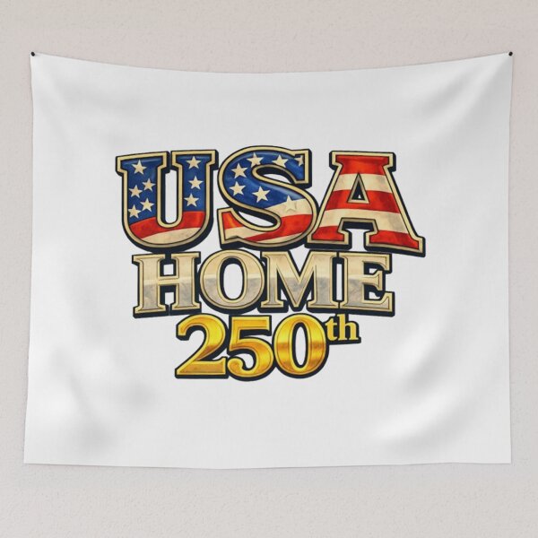 Item preview, USA Home 250th Anniversary Patriotic Flag Graphic designed and sold by dragonmotor7.