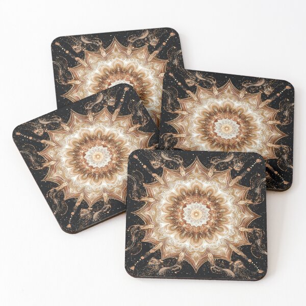 Item preview, Aquarius cosmic water mandala illustration designed and sold by Checho30.