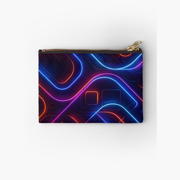 Item preview, Futuristic Cyberpunk Neon Geometric Circuit Board designed and sold by Nexus Space.