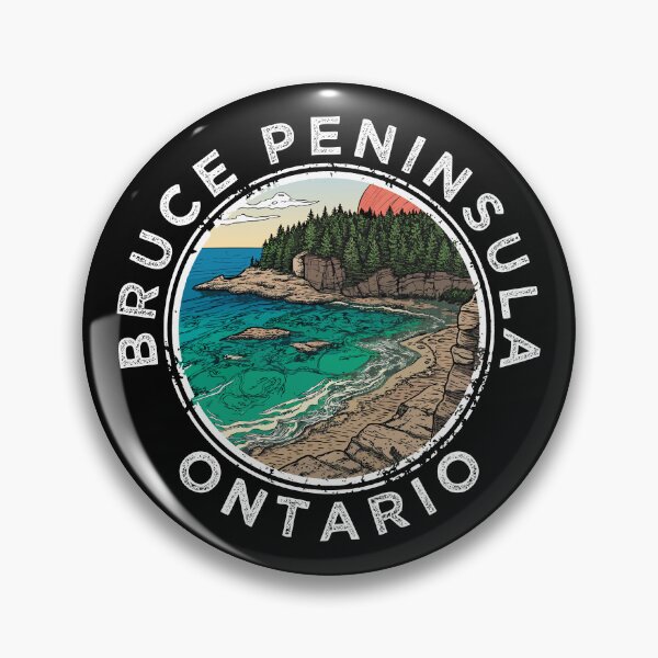 Item preview, Bruce Peninsula - Ontario (with White Lettering) designed and sold by VelvetRoom.