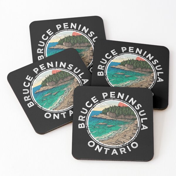 Item preview, Bruce Peninsula - Ontario (with White Lettering) designed and sold by VelvetRoom.