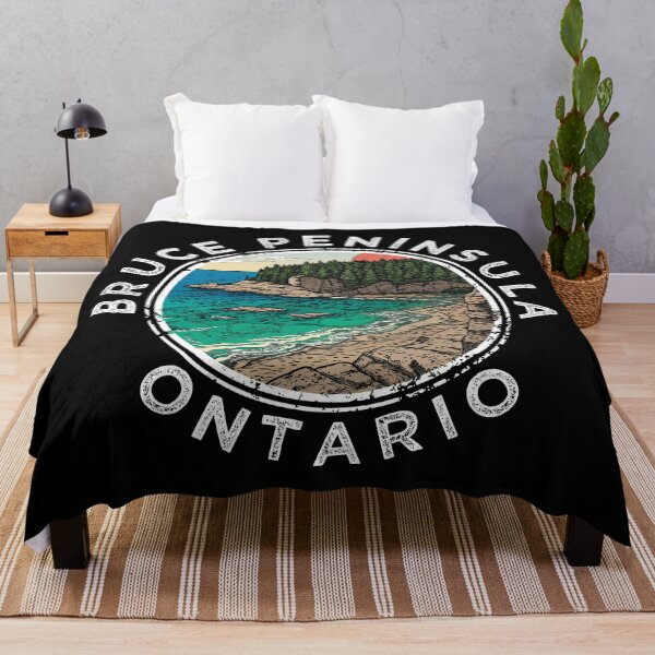 Item preview, Bruce Peninsula - Ontario (with White Lettering) designed and sold by VelvetRoom.
