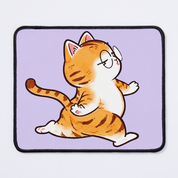 Item preview, Sassy Lazy Orange Cat Sticker Set | Kawaii Cat Lover Gift designed and sold by kawaiiiiiie.