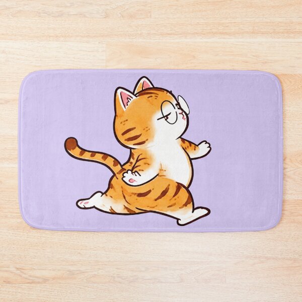 Item preview, Sassy Lazy Orange Cat Sticker Set | Kawaii Cat Lover Gift designed and sold by kawaiiiiiie.