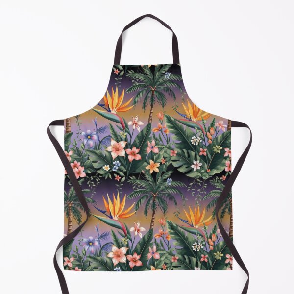 Item preview, Tropical Sunset Palm Paradise Pattern designed and sold by IntelliMindDesigns.