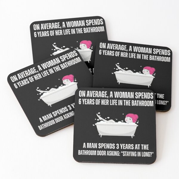 Item preview, Funny Bathroom Humor Couple Relationship Meme designed and sold by RoyalDeluxGo.