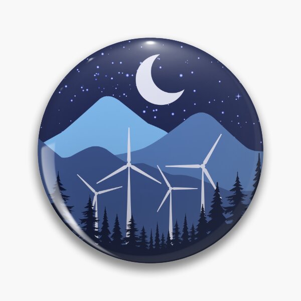 Item preview, Wind Farm Nightsky designed and sold by Volt Junkies.