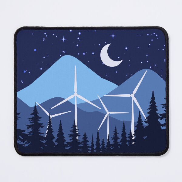 Item preview, Wind Farm Nightsky designed and sold by Volt Junkies.