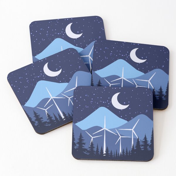Item preview, Wind Farm Nightsky designed and sold by Volt Junkies.