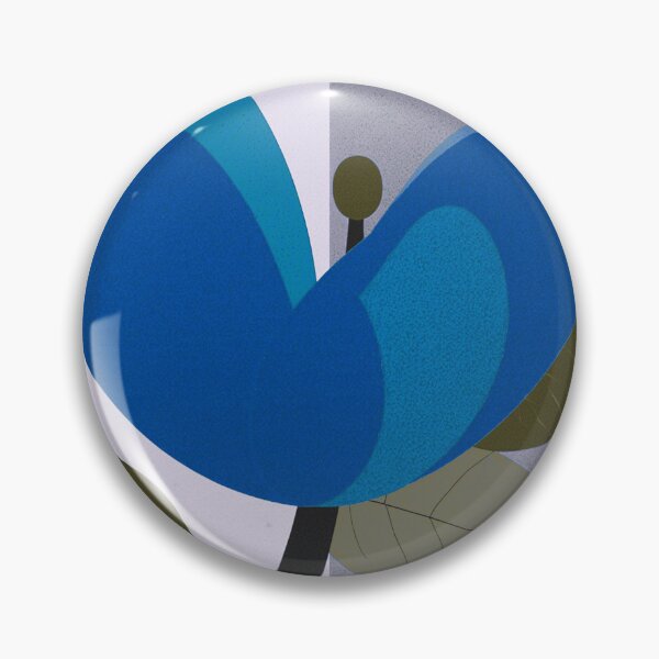 Item preview, Blue Blossom No. 3 | Modern Botanical Minimalist Floral Art designed and sold by joycrysstudio.