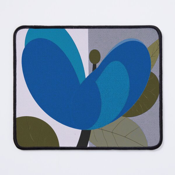 Item preview, Blue Blossom No. 3 | Modern Botanical Minimalist Floral Art designed and sold by joycrysstudio.