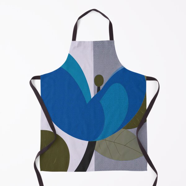 Item preview, Blue Blossom No. 3 | Modern Botanical Minimalist Floral Art designed and sold by joycrysstudio.