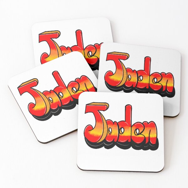 Item preview, Jaden in red The top 10 best Personalized Custom Name gift ideas for boys and men designed and sold by Artonmytee.