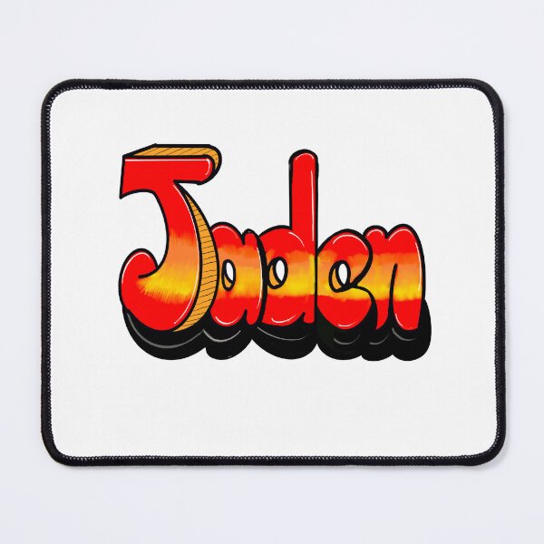 Item preview, Jaden in red The top 10 best Personalized Custom Name gift ideas for boys and men designed and sold by Artonmytee.