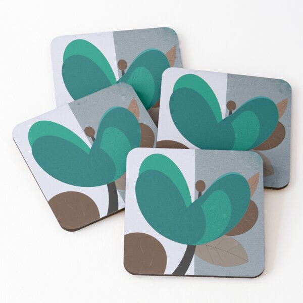 Item preview, Emerald Bloom No. 4 | Modern Botanical Minimalist Floral Art designed and sold by joycrysstudio.