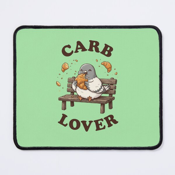 Item preview, Retro Flat Cute Bread Pigeon Carb Lover designed and sold by DuckOddity.