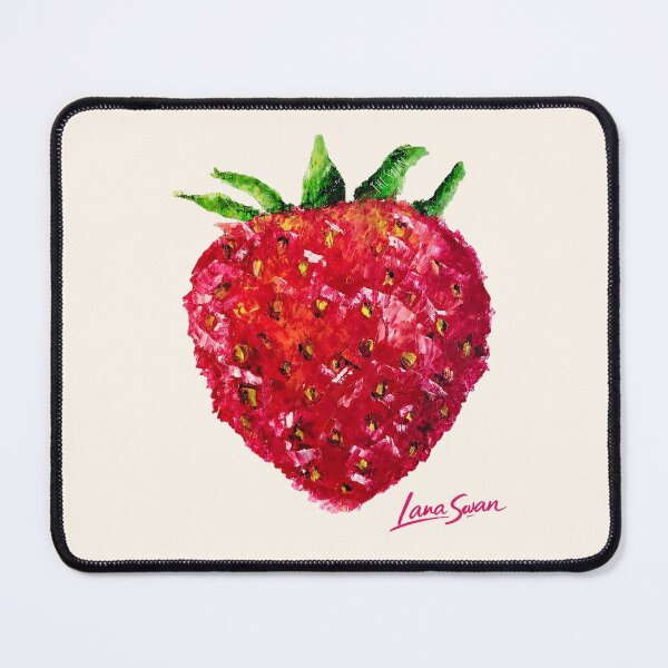 Item preview, RED STRAWBERRY | Fresh Fruit Art Print | Summer Pop Art Design designed and sold by BlueberrySwan.